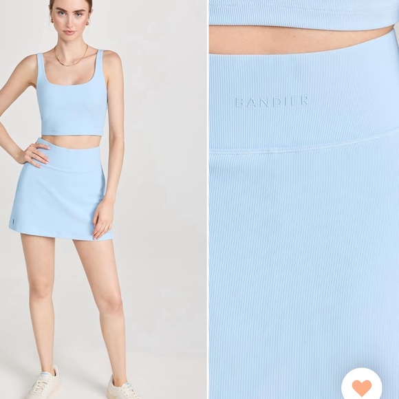 Shopbop BANDIER Rib Center Stage Skort - Picture 5 of 6